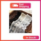 8cm Width Europe Crown Ribbon Wedding Applique Inelastic Embroidery Lace Trim cu