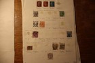 British Stamp Collection On Vintage Pages