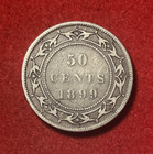 Newfoundland 1899 50 Cents Silver Coin Km 6 T5637