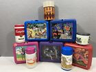 Vintage Lunch Boxes W  Thermos Some Without