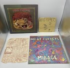 Meat Puppets Lot  Original Art Work  Signed Letter By Derrick Bostrom And Vinyls