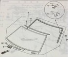 Honda Civic Ef9 Sir Genuine Front Glass Window Molding Windshield Oem Jdm  