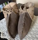 Leather Moccasins Hand Stiched Center Seam Frontier Reenactment Mens 8