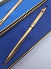 Vintage Anson Service Award Pens 5 Year   10 Year Gold Tone Pair