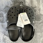 Crocs Crocband Logo Black Clogs Men -9 women-11 Us New