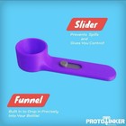 3d Printed Pre-workout Scoop  5g Sliding Dispenser For Water Bottles