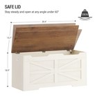 39 4  Storage Chest  Extra Large Storage Trunk With 2 Hinges  Wooden Box Benc   