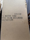 Jim Beam Water Tower  Decanter Embosograph 1984 For Train Sets