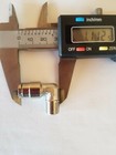 Rigid Male Elbow Push Connect Fitting   1 4  Tube X 1 8  Npt 90 Degree Non Swivel