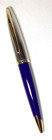 Waterman Carene Blue Laquuer silver Ball Pen New In Box Product  21202-w