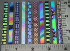 10-1 4  Wide Stix Black Coatings By Sandberg Pattern Thin Dichroic Glass 90 Coe