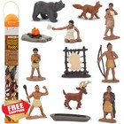 Safari Ltd  Powhatan Indians Toob 12 Figurines