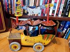 Very Nice Vintage Mth Tin Litho Wind Up Hi-way Henry Automobile In Box
