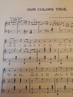 1917 Our Colors True Sheet Music Patriotic Pittsburgh Pennsylvania 