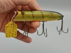 Rare Heddon Basser 8509l Slant Head Lure Perch Scale 1940s