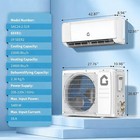 24000 Btu Ductless Ac Mini Split Air Conditioner And Heat Pump 19 Seer 2 230v