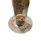 Custom Wine Class Bird Feeder On Fine China Handmade Vintage Made In Usa