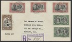 1939  246-248 Royal Visit Fdc Registered Toronto Sub No 32 With Reg Certificate
