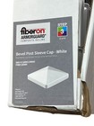 Fiberon Armorguard Bevel Post Sleeve Cap White 4x4 Composite Railing Lot Of 30