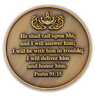 Psalm 91 Protection Challenge Coin Christian Gift For Military And Police