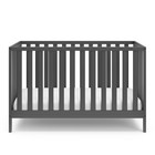 Storkcraft Gray Sunset 4-in-1 Convertible Baby Crib With 3 Height Options