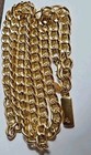 Vintage Gold Ralph Lauren Chain Belt 40  Goldtone 