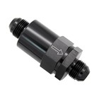 Billet Inline Fuel Filter Aluminum With 30 Micron Spring Bronze Insert 8an