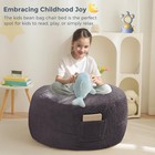 Maxyoyo Bean Bag Chair For Kids Convertible Bean Bag Folds From Lazy Chair To