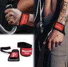 Weight Lifting Gloves Grips Pads Gym Training Straps Wrist Wraps Fitness Workout