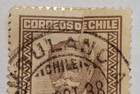 Correos De Chile   Bulnes   Brown 20cts Stamp   Posted cancelled   C 1938