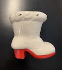Vintage Santa Boot Planter 4 5    By Relpo  Japan Probably 1960   s Vg Condition