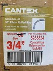 Cantex 3 4    Pvc Sch 40 90-degree Elbow Belled End  