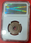 Ngc Palestine 1943 10 Mils Ms 63 Coin Copper British Mandate In Israel