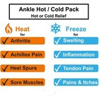 Gel Pack Hot Cold Therapy Knee Ankle Elbow Wrist Reusable Freeze heat