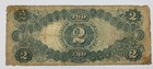 1917  2 Legal Tender Two Dollar Red Seal Large Size Circulated Nice Type  t285