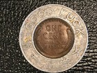 High Grade Xf au 1947 D Lincoln Cent Encased Coin Doubleday Books Records Nov050