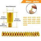 Ygq Main Jet Kit For Keihin Nibbi Carburetor Fcr Fcr-mx Pe Pj Pwk  168 -  230 