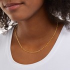 Amazon Essentials 14k Gold Plated Paperclip Chain Necklace 18   Yellow 