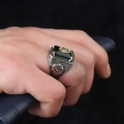 Sterling Silver Handmade Jewelry Black Men s Ring All Size Fashion Ring 2026