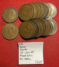 Great Britain Penny 20 Coin Lot Mixed Dates 1900s