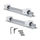 Linear Rail Sbr16 400mm 2pcs Linear Rail Guide With 4 Pcs Sbr16uu Sliders