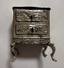 Antique Samuel Landeck Miniature Toy Doll House Dresser Sterling Silver Signed
