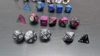 Vintage Lot Multi Sided Dice Role Play Gaming Die  D d 37 In Total