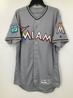 Bryson Brigman  15 Miami Marlins Majestic Game Used Jersey Size  46