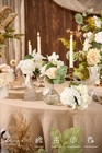 Ling s Moment White Wedding Flowers Mini Bridesmaid Bouquets Set Of 6 Pre-mad   