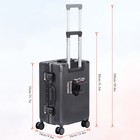 20  Carry-on Luggage For Short Trip  Usb Cup Holder Spinner Wheels Tsa Lock