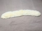 Vintage Real Fox Fur Collar 43  White With Lining