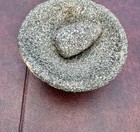 Vintage Mexican Molcajete Mortar   Pestle Volcanic Lava Rock Bowl Mexico 8    X 5   