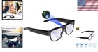 Hd Camera Glasses With 80-degree Lens And 32gb Memory - Capture Every Adventure