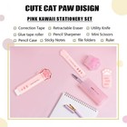 Cute Pink School Supplies  Kawaii Stationary Set  Stationery Birthday